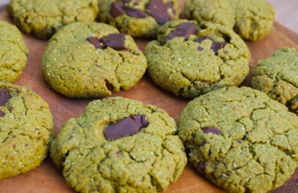 XXL Matcha Cookies